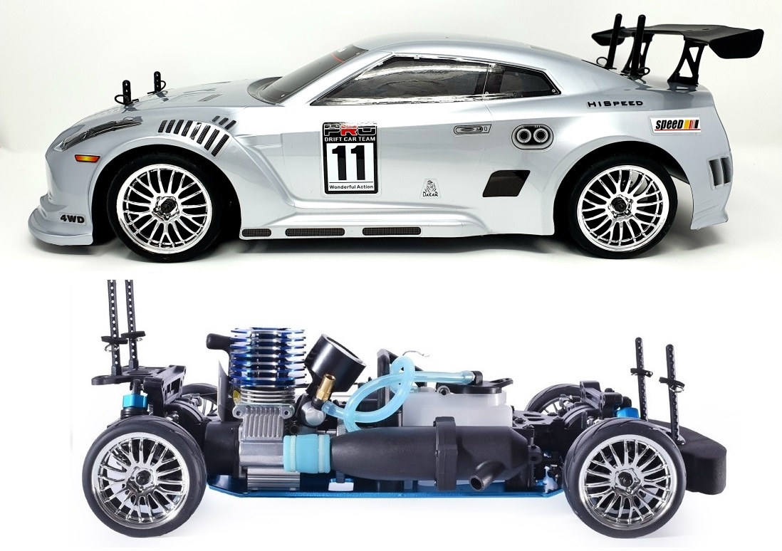 Petrol Nitro RC Car With Two Speed Gearbox - Remote Control Car